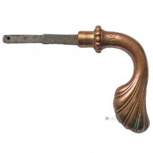 Türdrücker antik Türgriff Perle Muschel alt 15.9mm 10er Vk