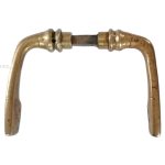 Türdrücker Jugendstil Avantgarde alt Quadrate 16.3mm 10er Vk