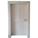 Zimmertür antik Biedermeier alt massiv Zarge Tuer 1 rechts Falzmaß 98x191