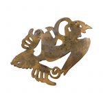 Bronzebeschlag antik Möbel alt feuervergoldet Engel Beschlag