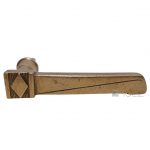 Jugendstil Türdrücker antik Avantgarde Raute Messing Türklinke 10er Vk