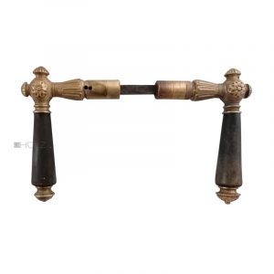 Türdrücker antik Messing Blüte Türklinken alt 16.2mm 8er Vk