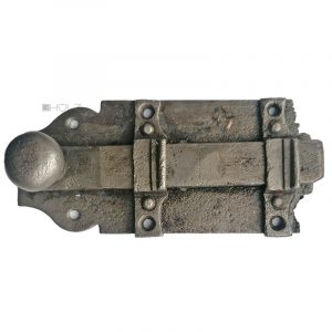 Tür Schieberiegel antik alt Türriegel Eisen Stahl 16cm