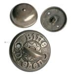 Tür Haus Drehklingel antik Glocke alt Türklingel BITTE DREHEN 60mm