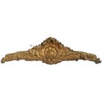 Supraporte antik Bronze Muschel Akanthus alt 44cm