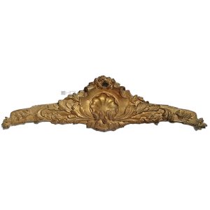 Supraporte antik Bronze Muschel Akanthus alt 44cm