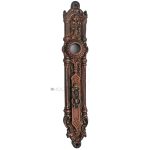 Langschild antik Eisen verkupfert Perle Lisene Gründerzeit alt 17.8mm 80