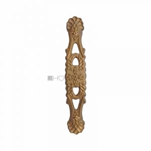 Bronze Möbelgriff antik Türgriff Schubladengriff Blüten 14cm