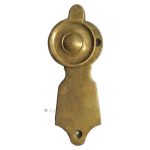 Schlüsselschild antik Jugendstil alt Schlüsselrosette Messing 94mm