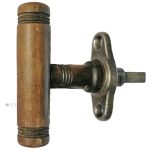 Fenster Hornolive antik alt Jugendstil Fenstergriff 81/58/43