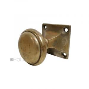 Jugendstil Türknauf Messing alt Avantgarde antik Türgriff 43 mm