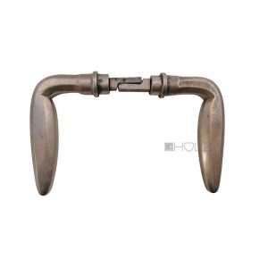 Türdrücker Art Deco Bauhaus vernickelt Türklinken alt geteilter Vk 11.2