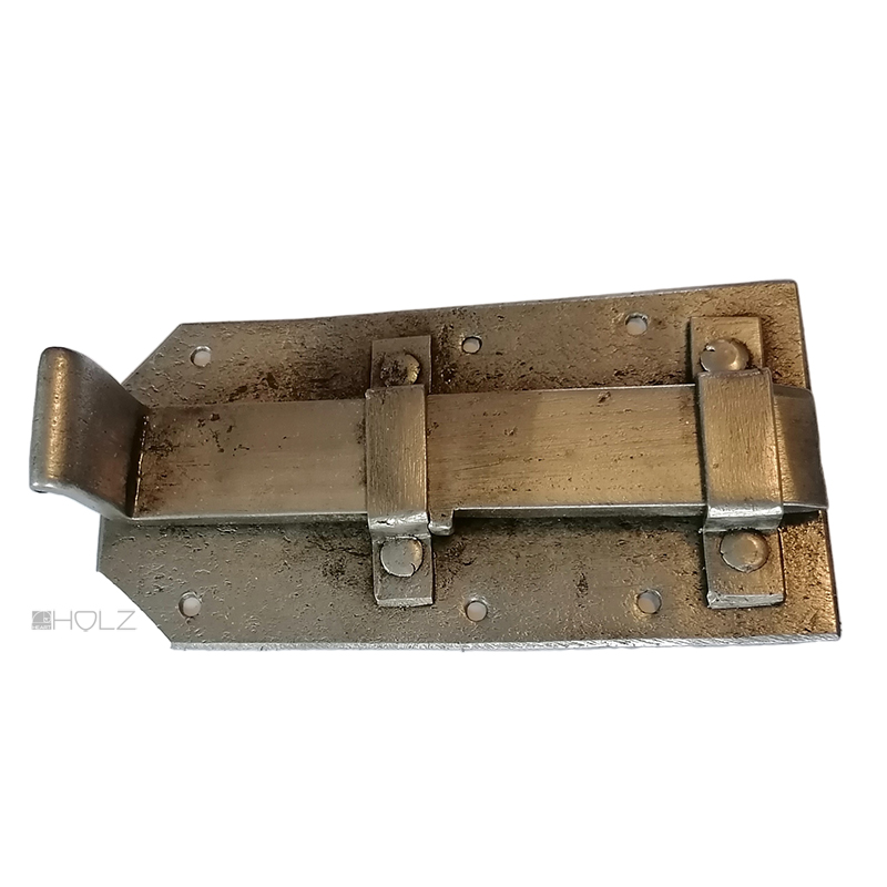 Schieberiegel antik geschmiedet alt Stahl Türriegel 15.5cm