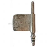 Fitschenband antik Biedermeier alt Zwiebel Türband links u. 11er Dorn