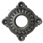 Drückerrosette Tür alt antik Eisen Türdrücker 16.8mm