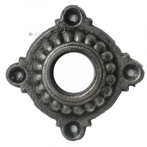 Drückerrosette Tür alt antik Eisen Türdrücker 16.8mm