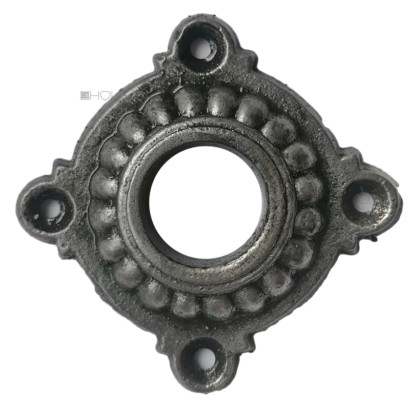 Drückerrosette Tür alt antik Eisen Türdrücker 16.8mm