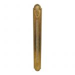 Fingerplatte antik Tür Langschild Frankreich Griffplatte Messing klassisch alt 52cm
