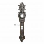 Langschild antik Eisen Engel alt Teufel Türdrücker Türklinke 19.3 mm 78