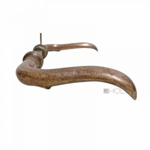 Türdrücker antik Jugendstil Messing Welle Türklinken alt 16.8 mm 9er Vk