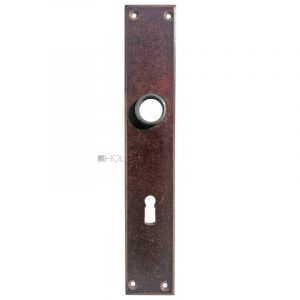 Bakelit Bauhaus Langschild alt 1930er Türdrücker 40x230-16.8x72mm