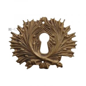 Möbel Schlüsselschild Bronze antik Schlüsselrosette Möbel Beschlag 66mm