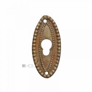 Schlüsselschild antik Möbel Schlüsselrosette Perle alt 42 mm