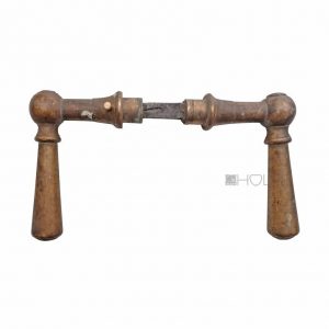 Türdrücker antik schwere Türklinken Kugel alt Bronze 16.3 mm 10er Vk