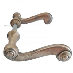 Türdrücker Berliner Welle antik Türklinken alt 18.2mm 8er Vk