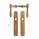 Türdrückergarnitur antik Gründerzeit Kugel Türklinken alt spitz 114mm 10er Vk