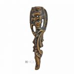 Bronze Möbel Bein Beschlag neo Barock antik Möbelbeschlag 12.3 cm