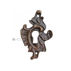Bronze Möbel Schlüsselschild antik Schlüsselbeschlag 5.8 cm
