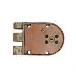 Zusatzschloss Tür antik Segal Messing alt Schloss Kastenschloss