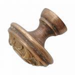 Möbelknopf antik Messing alt Möbelknauf Möbelgriff 34mm