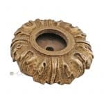 Rosette antik Kerzenhalter Lampe Teller Kerzenleuchter Restauration alt 56mm