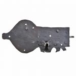 Schloss Schrank antik geschmiedet alt Türschloss Eisen 20cm