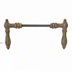 Türdrücker antik Messing Riffel Türklinken 18.9mm langer 8er Vk