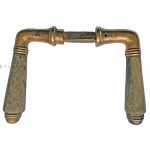 Türdrücker Avantgarde alt Horn rund Türklinken 16.6mm 10er Vk