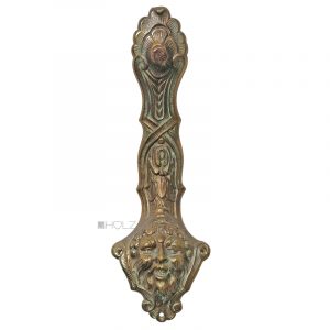 Bronze Möbelbeschlag antik Satyr Möbelbein prächtige 30cm