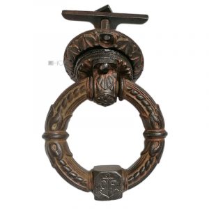 Türklopfer antik Ring Anker Tau alt Ring Eisen 911gr. 10.5cm