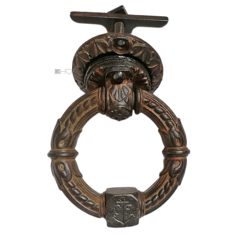 Türklopfer antik Ring Anker Tau alt Ring Eisen 911gr. 10.5cm