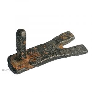 Tür Laden Mauerkloben Stützkloben geschmiedet alt 10er Dorn