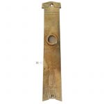 Langschild Jugendstil Avantgarde alt Türdrücker 17.3mm 83