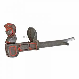 Fensterladen Halter Ladenhalter Marktfrau antik Mauerkloben 32mm alt