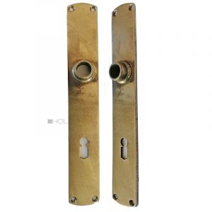 Langschild Jugendstil Avantgarde halbrund alt 35x228-15.8x78