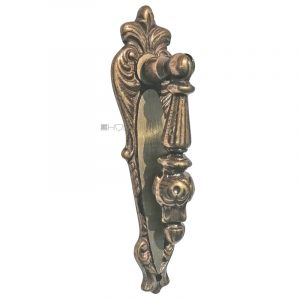 Möbel Hängegriff antik Messing Schubladengriff Ziehgriff 99mm
