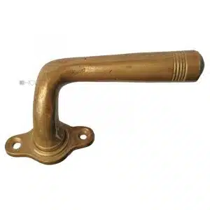 Fensterolive Jugendstil Halbgriff Avantgarde Ringe alt rechts 43mm