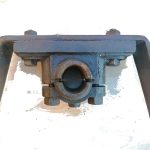 Wellenlager antik Maschine alt Halter Stahl Öffnung 40mm