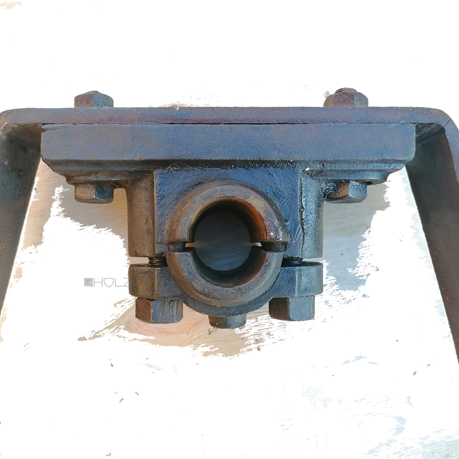 Wellenlager antik Maschine alt Halter Stahl Öffnung 40mm