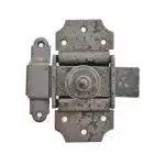 Schieberiegel antik Tür Frankreich Eisen Türriegel Knopfriegel alt 96 x 47 mm